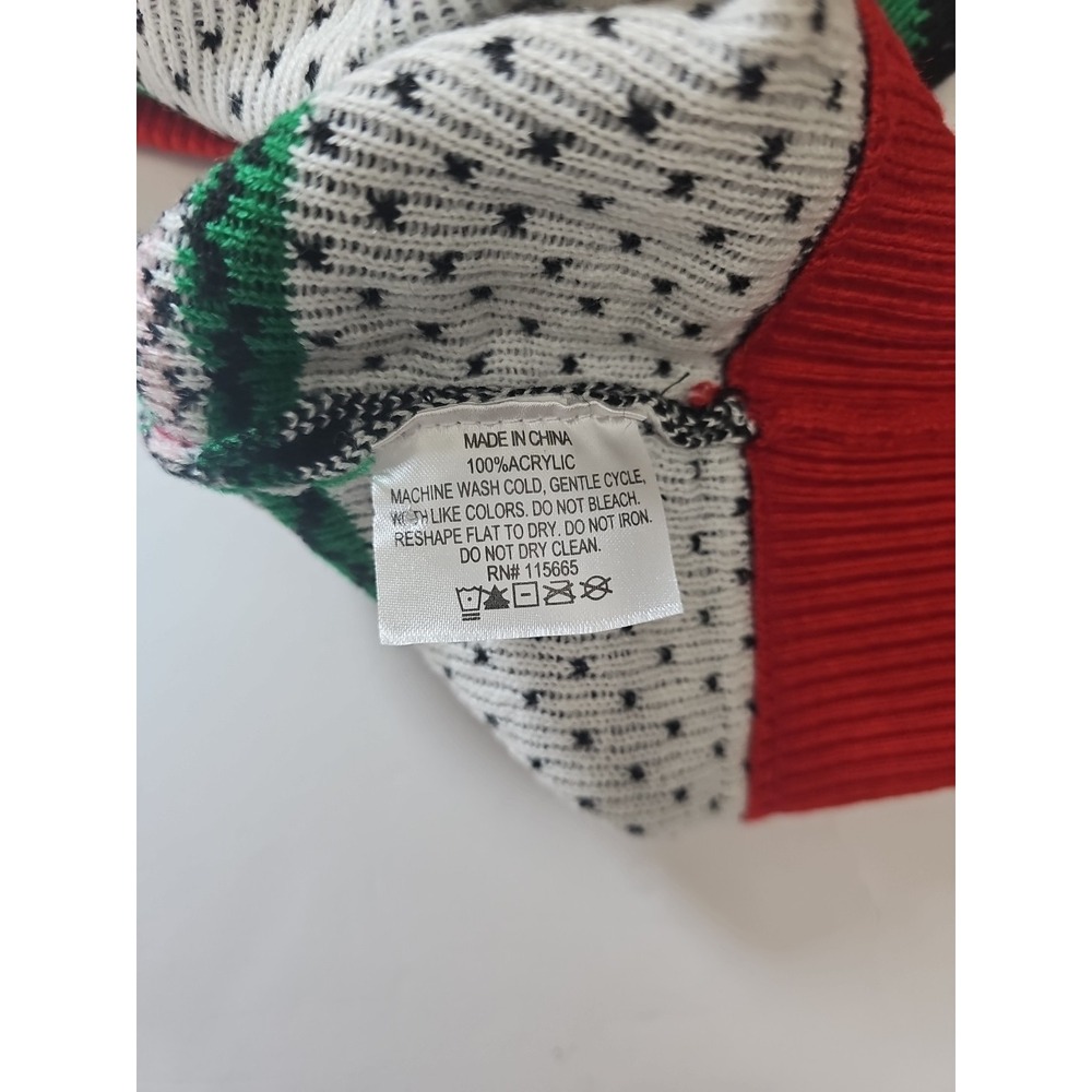 SpongeBob Patrick Star Christmas Ugly Sweater Men's‎ M Black Holiday Nickelodeon - Picture 5 of 11